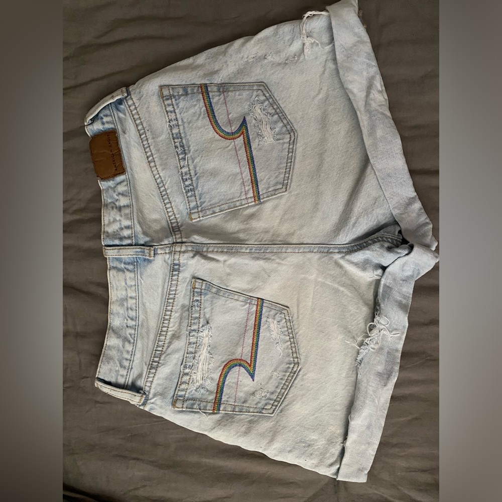 Pride American eagle jean shorts